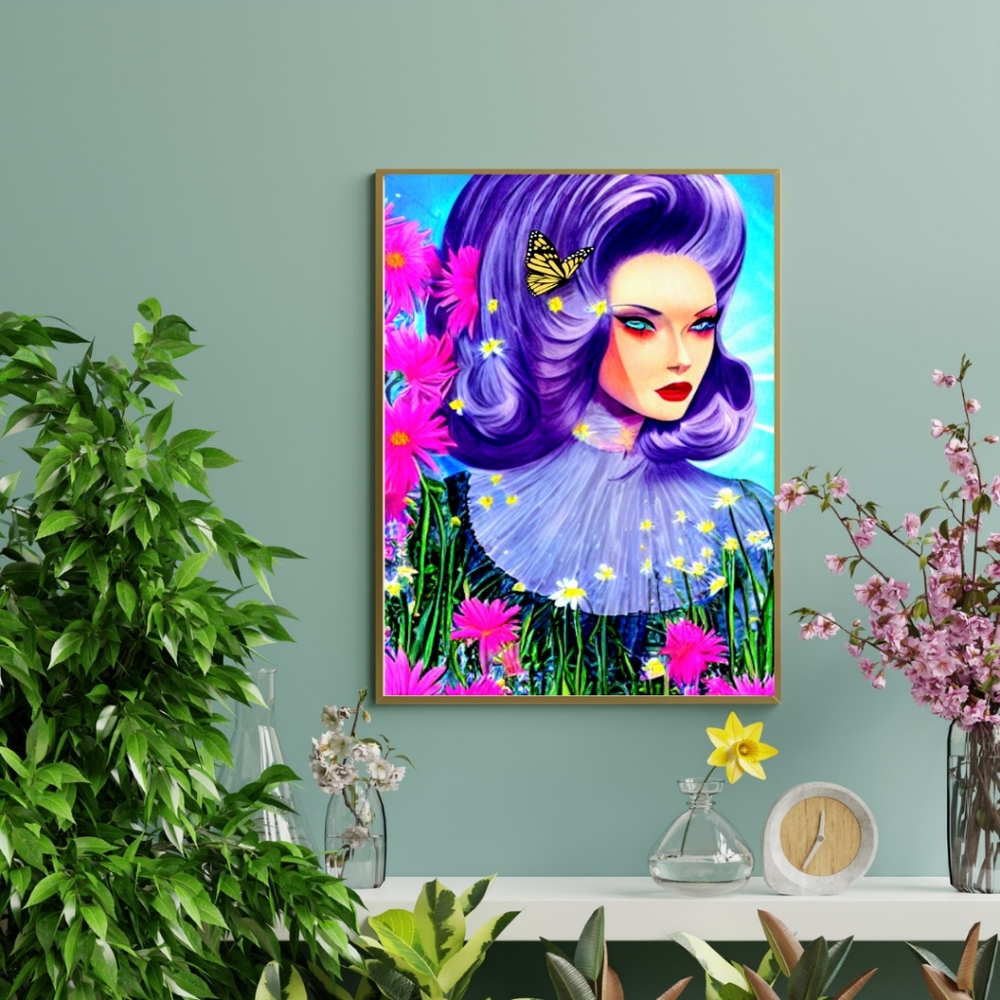 Digital Art Print: "First Sign of Spring" (8x10)